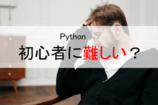 Python 初心者に難しい？