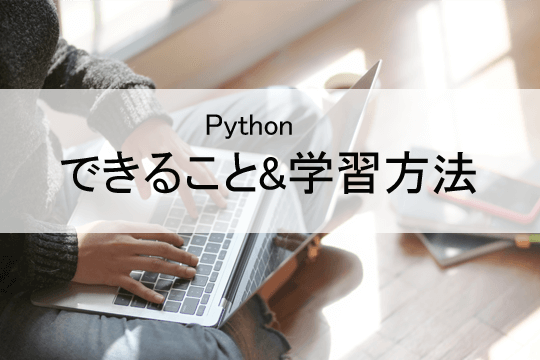 Pythonできること&学習方法