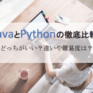 JavaとPythonどっちがいい？違いや難易度など比較解説
